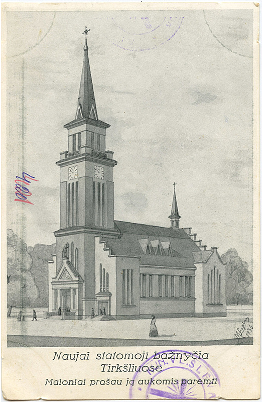 Click image for larger version  Name:	Tirkšliai.bažnyčia 1936.jpg Views:	1 Size:	263,9 kB ID:	1719751