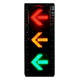 led traffic light arrow red yellow green 0000054968 S