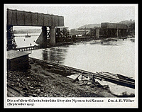 Geležinkelio tiltas 1915 Rugsėjis