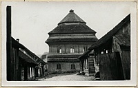 Šaukėnų sinagoga 1938 m. Fot. Stasys Vaitkus