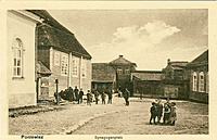 Panevėžys. Sinagogų aikštė, apie 1915 m. Leidėjas W.Bechtel, Reichelsheim