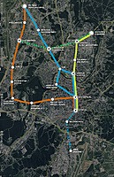 Metro map Vilnius