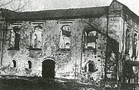 Žemaičių Naumiesčio sinagogos fasadas, po 1918 metų
