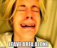 leave arfa alone