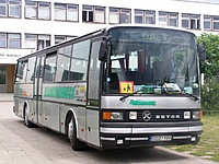 "Kelmės autobusų parko" Kassbohrer Setra S215UL Vilniuje 2009-07-04