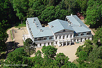 Žagarės dvaras iš viršaus