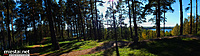 Ginučių piliakalnio viršūnės panorama