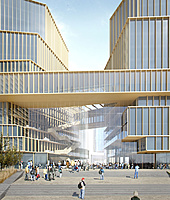 multifunkcinio centro desiniajame neries krante architekturiniai pasiulymai vizualizacijos 572074b3d766d
